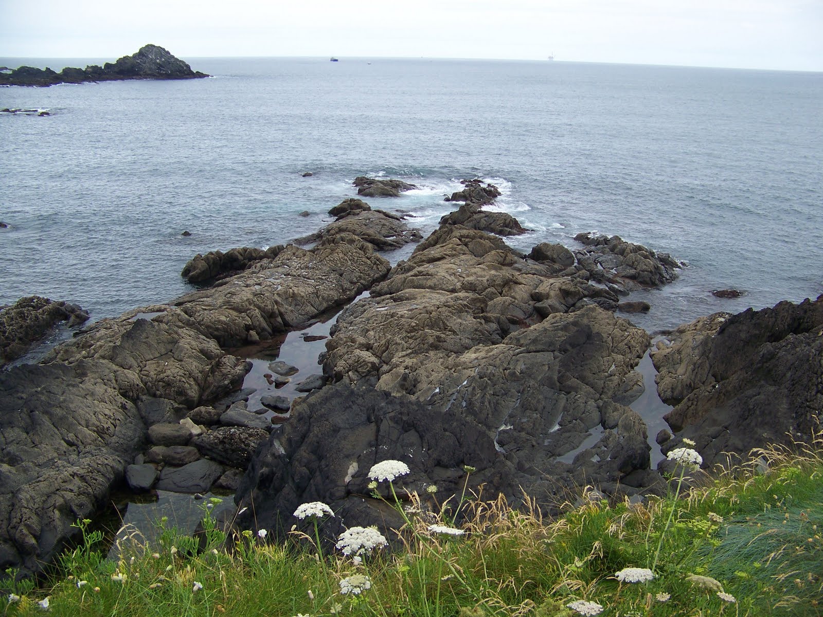 Mis amigas y yo en Mundaka.